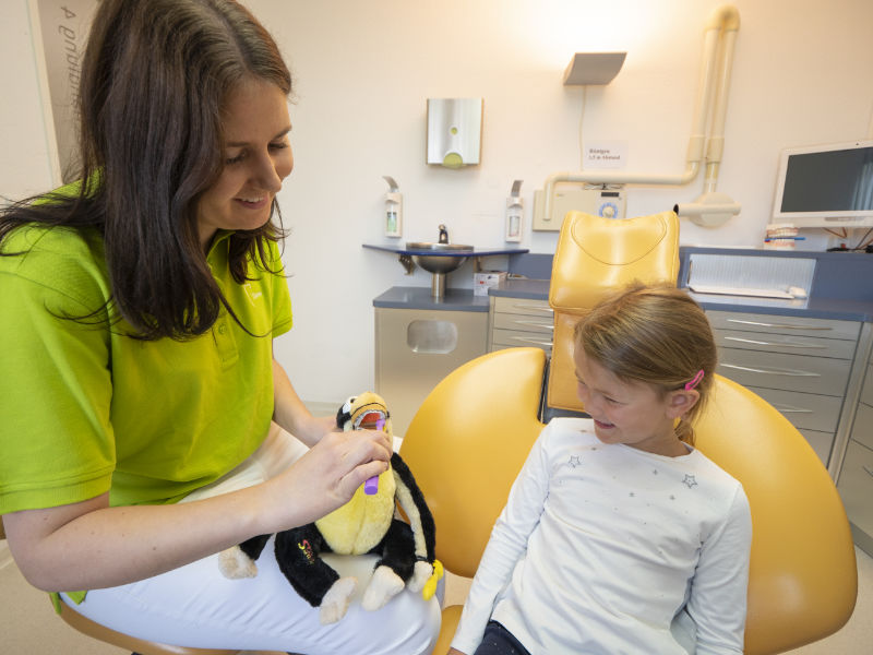 Kinderberatung der Zahnarztpraxis in Gablingen